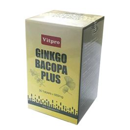 Vitpro Ginkgo Bacopa Plus 550mg 30's