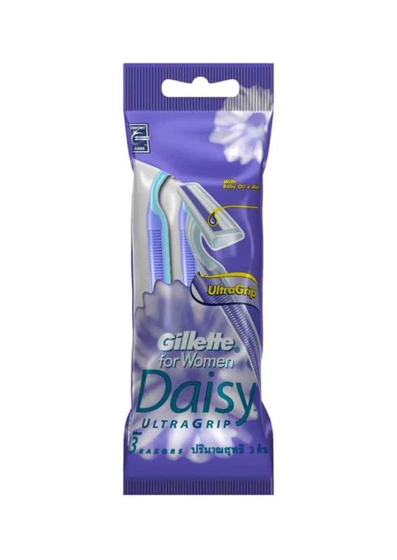 Gillette Daisy Ultragrip Sensitive Polybag 3's