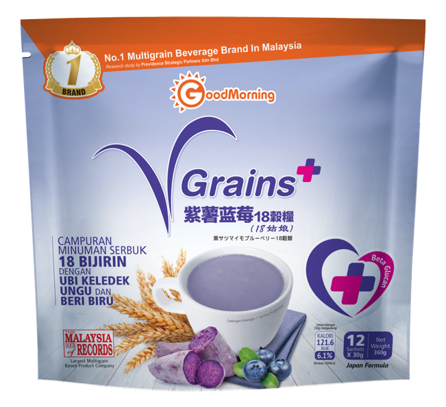 GoodMorning V Grains Purple Potato 30g x 12's