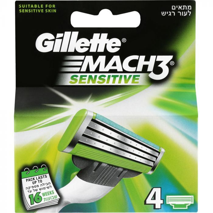 Gillette Mach3 Sensitive 4's
