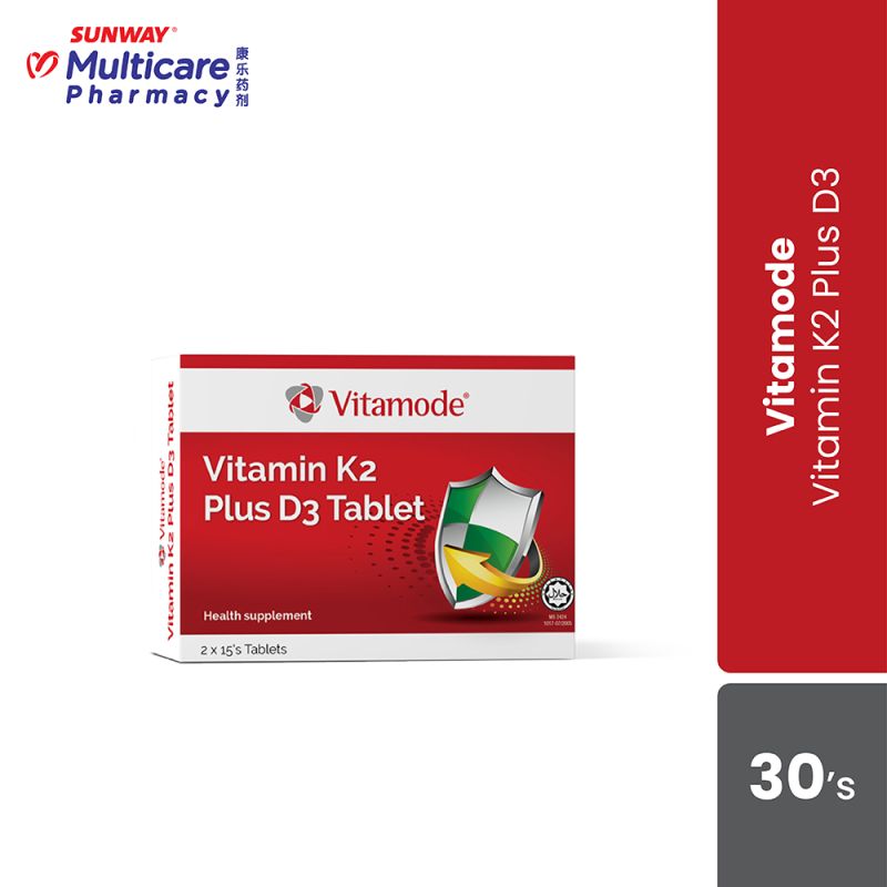 Vitamode K2 Plus D3 Tab 30s