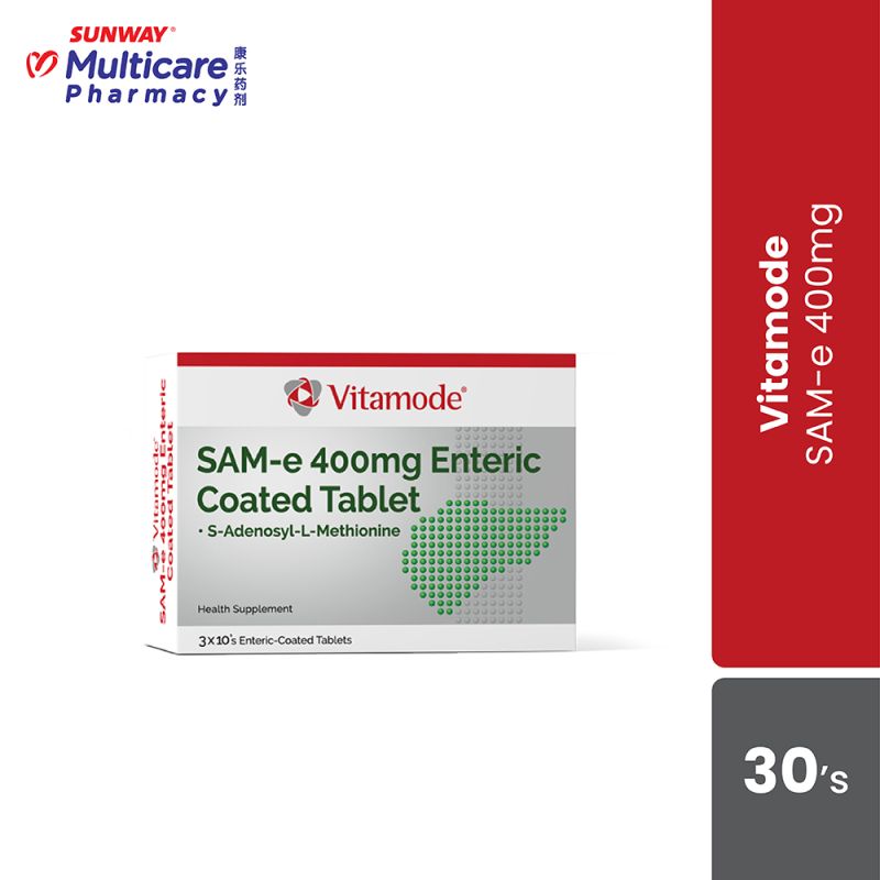 Vitamode Sam-E 400mg Tablet 30s